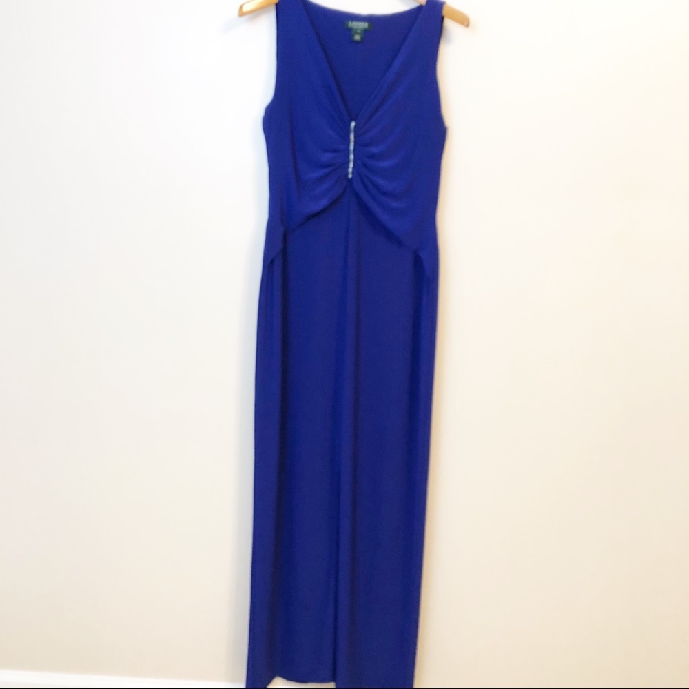 Ralph Lauren: Blue Evening Gown